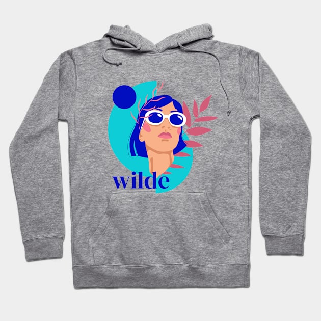 Wild women portrait Hoodie by Voropaeva_visual